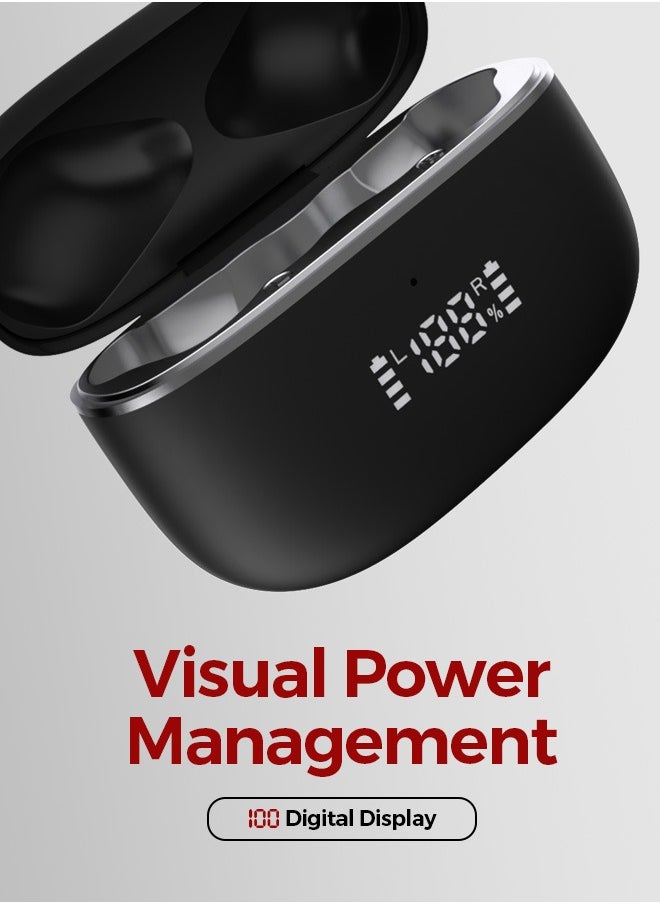Faster - Maverick Wireless Earbuds with Noise Cancellation (ENC) - 7 Hours Playtime with Bluetooth 5.4 - AI Enhanced Calls Quad Mics - Gaming Bluetooth Earphones with Ultra-Low Latency - Deep Bass, Touch Control - For Exercise, Gym - Compatible with iPhone & Android (White) - Image 1