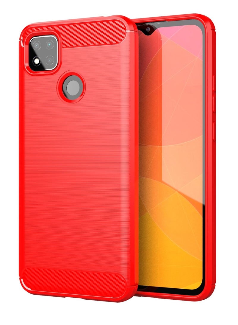 Slim Shockproof Protective Phone Case for Xiaomi Redmi 9C/Redmi 10A Red