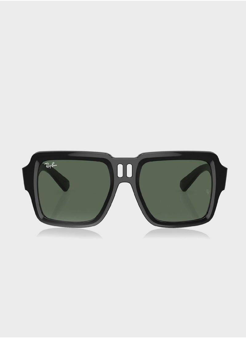 Ray-Ban 0Rb4408 Rectangular Sunglasses  - Image 1