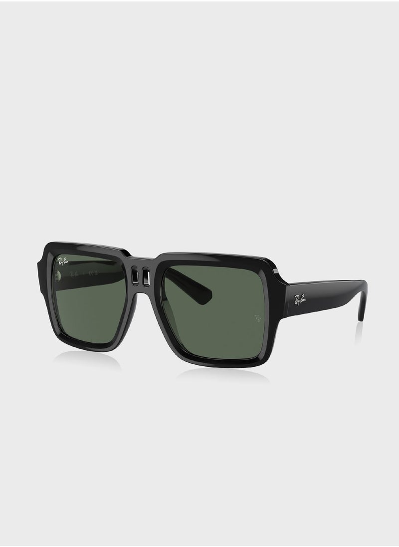 Ray-Ban 0Rb4408 Rectangular Sunglasses  - Image 4