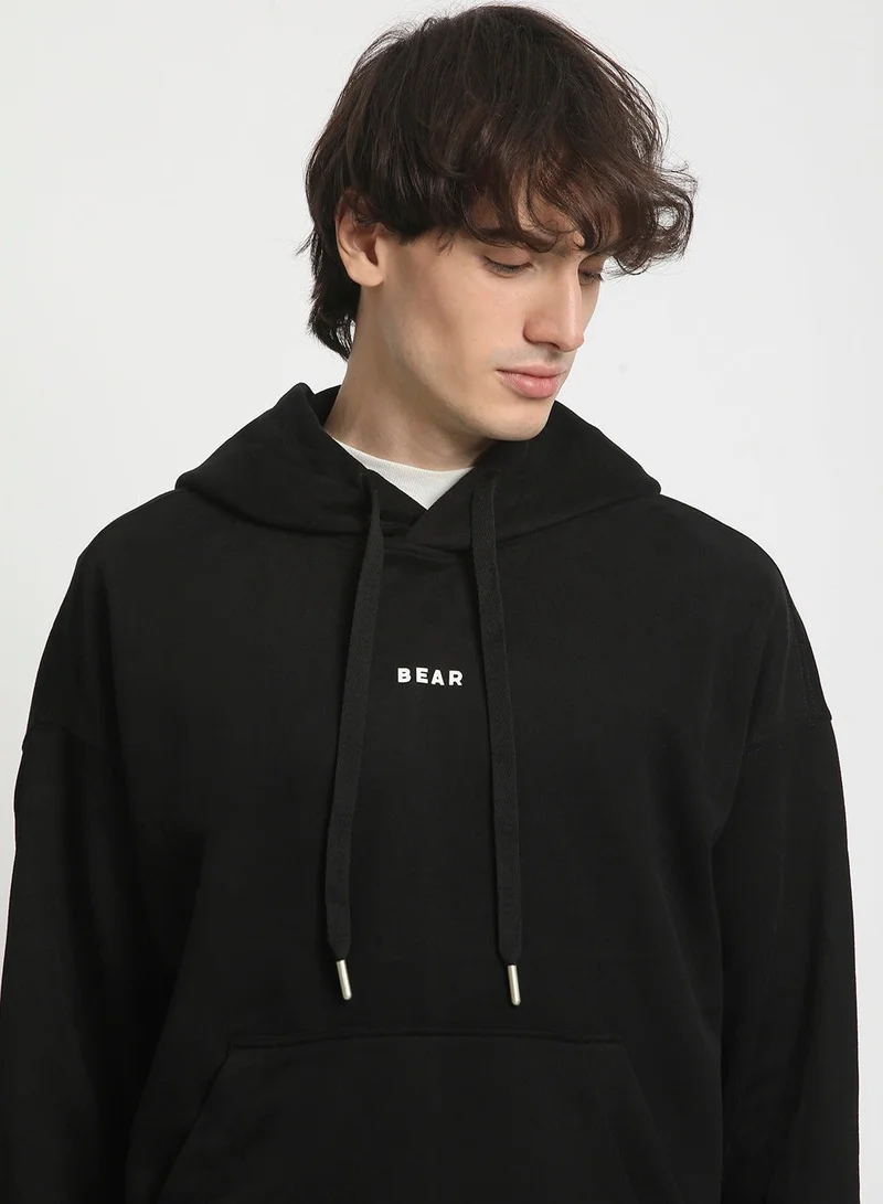 THE BEAR HOUSE  Men's Hoodie Casual Pullover Sweatshirt with Kangaroo Pocket and Adjustable Hood Soft Warm and Stylish for Winter Travel and Everyday Wear for Men | Best Price UAE