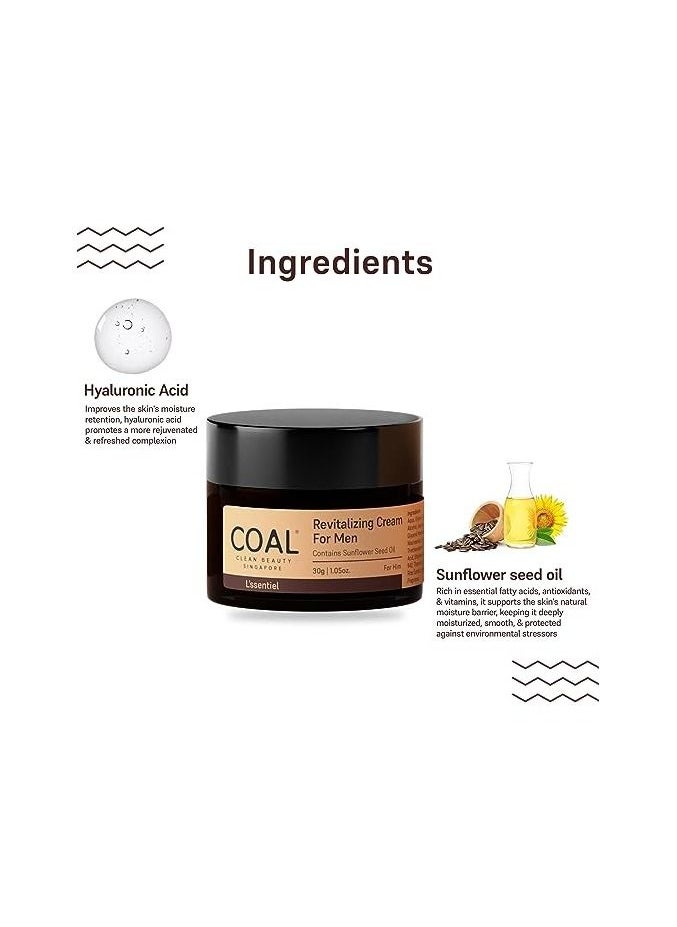 COAL CLEAN BEAUTY COAL Clean Beauty Revitalizing Cream For Men  - Image 3