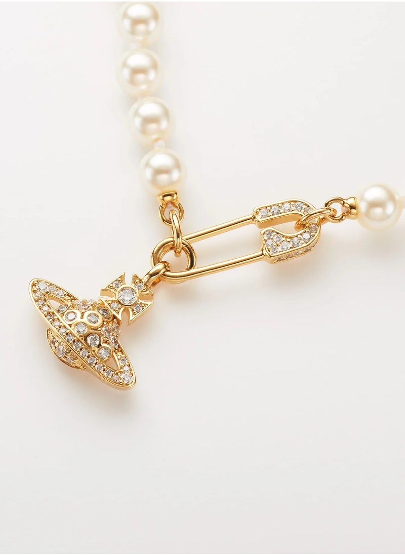 Vivienne Westwood Pin Pearl Bracelet  - Image 2