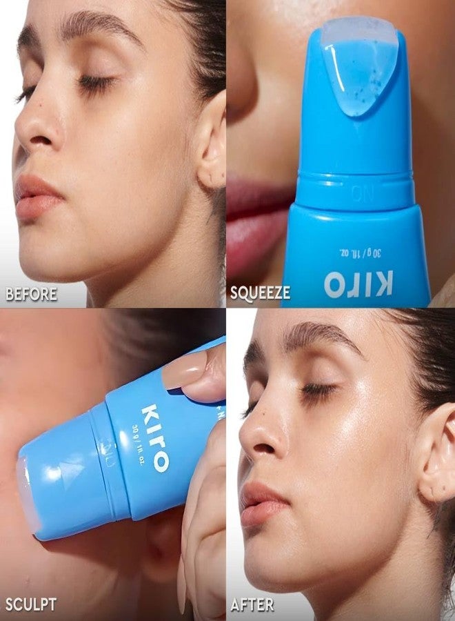 KIRO Just Rollin' Face Sculpting Primer - Au Naturel, 30g | Hydrating, Plumping & Bluring | Brightening & Soothing | Non-Stick & Clear Formula | Infused with Niacinamide, Glycerin & Collagen Peptides - Image 3