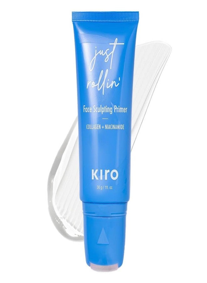 KIRO Just Rollin' Face Sculpting Primer - Au Naturel, 30g | Hydrating, Plumping & Bluring | Brightening & Soothing | Non-Stick & Clear Formula | Infused with Niacinamide, Glycerin & Collagen Peptides - Image 1