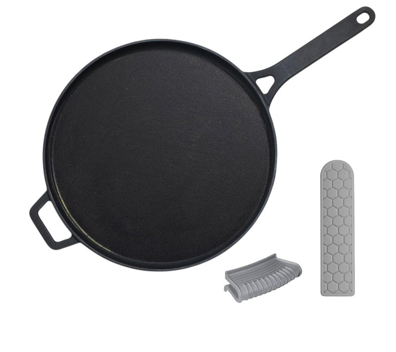 Kashvi طاسة دوسا من الحديد الزهر الثقيلة مع مقبض - Image 1