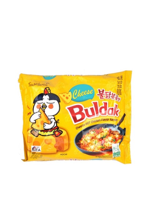 Samyang Hot Chicken Flavour Ramen Noodles Buldak Cheese 140 G
