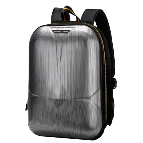 Nu Republic Triphop Hard shell anti-theft Backpack| 18L Capacity| Water Resistant| Polycarbonate office & college bag Men & Women Upto 15 Inch Laptop | 3 Compartments for devices, Passport/Card Holder - Image 1