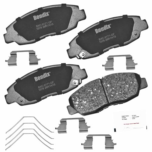 Bendix Priority1 CFC1578 Ceramic Front Brake Pads for Honda Civic 2015-2012 - Image 3