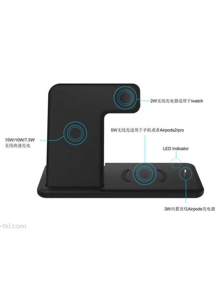 Generic Support with 4-in-1 wireless charging base ABK-Q20 for smartPhone - Image 4