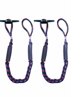 Generic 2Pcs Boat Dock Line, Bungee Cords for Boats, Boating Gifts Men, Accessories, Pontoon Perfect Jet Ski, SeaDoo, Yamaha WaveRunner, Kayak, (4 Feet)  - Image 1