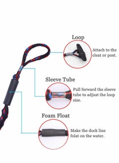 Generic 2Pcs Boat Dock Line, Bungee Cords for Boats, Boating Gifts Men, Accessories, Pontoon Perfect Jet Ski, SeaDoo, Yamaha WaveRunner, Kayak, (4 Feet)  - Image 4