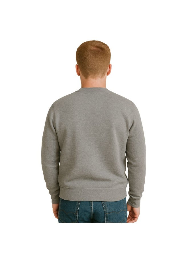 PRINTSHOP4ME Father’s Day Men’s Sweatshirt –Round Neck,Long Sleeve,100%Cotton,Breathable,Casual Wear, Comfortable Fit,Soft Fabric,Stylish Gift for Dad Appreciation Day,Classic Design  - Image 3
