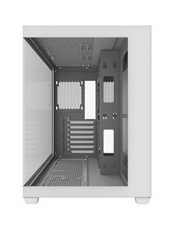 حافظة كمبيوتر الألعاب Darkflash C285P مزدوجة الزجاج ATX/M-ATX/ITX مع 6 مراوح ARGB مثبتة مسبقًا، تدعم مشعاع 360 مم، مادة SPCC 0.8 مم، 2 * SSD، USB3.0، 7 فتحات توسيع - Image 3