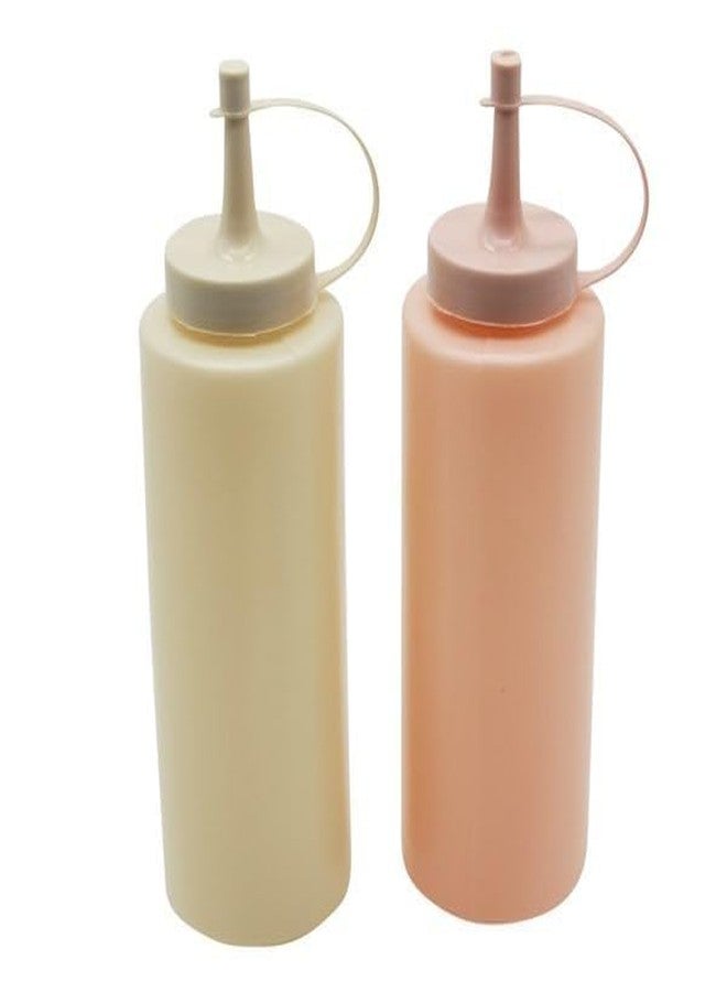 Divik BBQ Sauce Syrup Condiments Dressing Bottle Ketchup Mustard Mayo hot sauces Olive Oil Squeeze Bottles Plastic Squeeze Bottles top dispensers (1Set) - Image 3