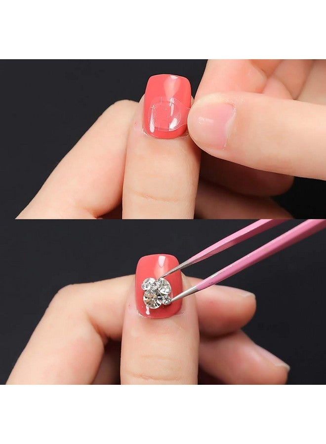J3G Sheets Double-Sided Nail Jelly Sticker Waterproof Breathable Glue Tabs Jelly Glue Adhesive Tabs Super Sticky Fake Nail Glue Stickers for Manicure(8 Sheets 192 pcs) - Image 3