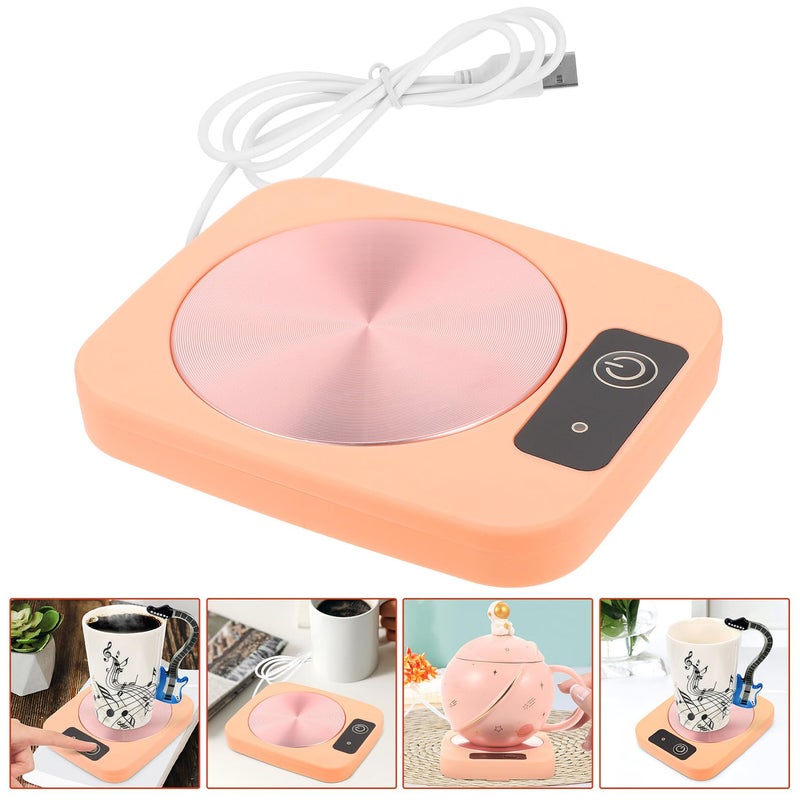 USB Cup Warmer Pad For Desk With Constant Temperature Heating For Coffee Tea Milk Office Home Travel - Image 5