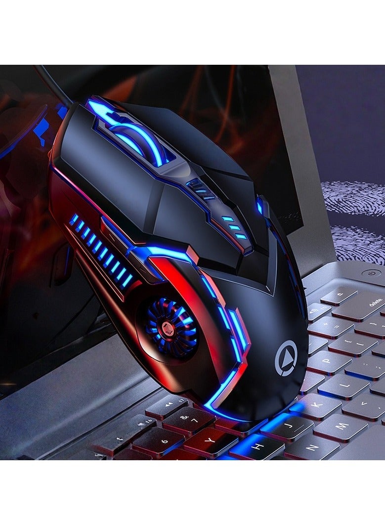 Colorful Backlight Wired Gaming Mouse 6D Buttons Adjustable DPI,USB Plug and Play for Esports - Image 1