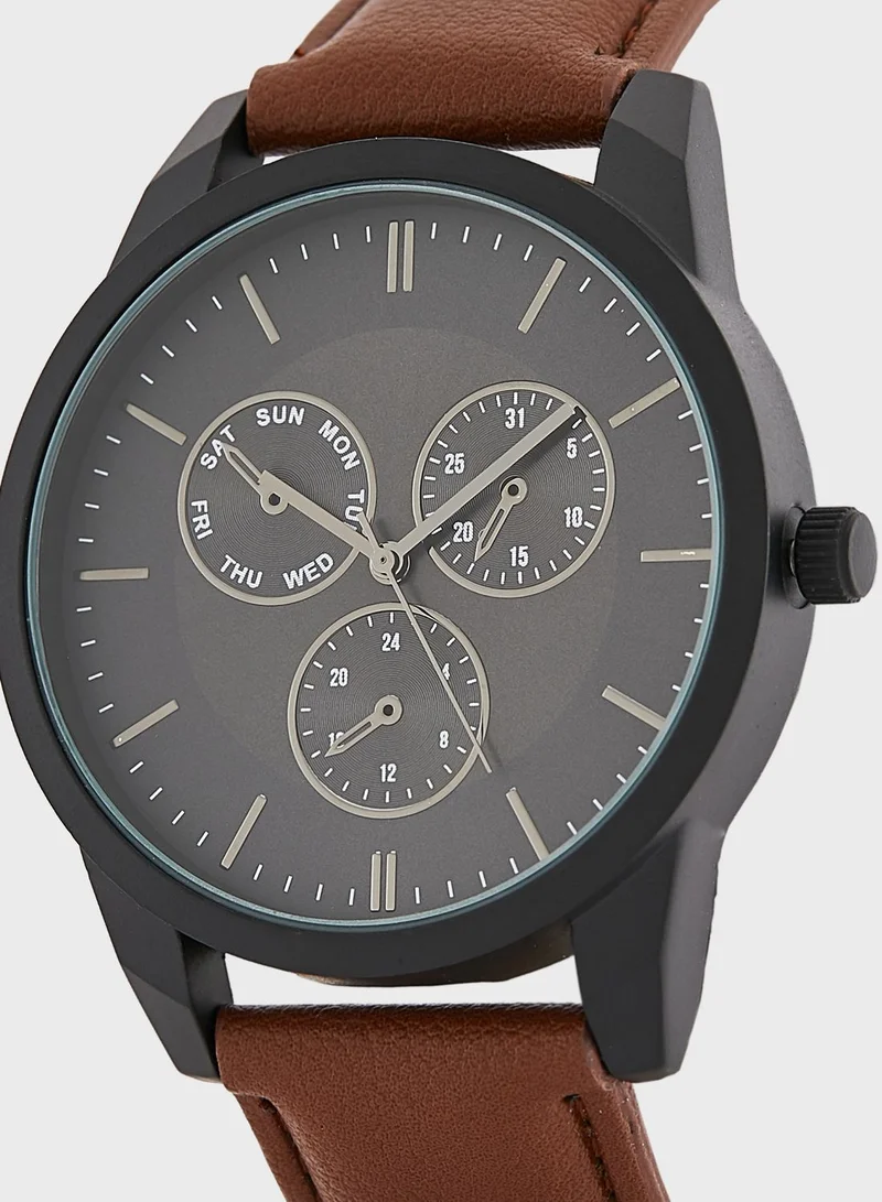 Robert Wood Watch And Bracelet Gift Set