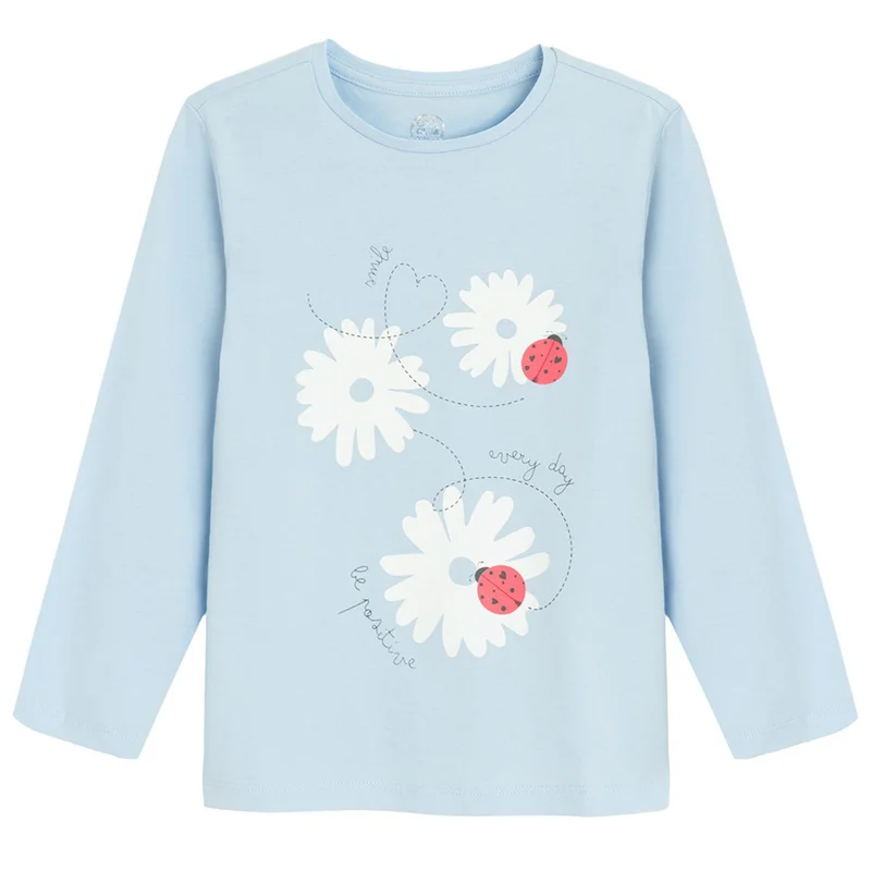 Cool Club BLUE COTTON T-SHIRT L/S