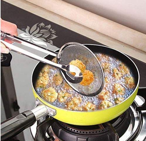 SIVI SIDDHI VINAYAK Creation Stainless Steel Medu Vada Maker with Stand and Filter Spoon StrainerTool Filter Spoon Strainer Pack of 2 Combo - Image 2