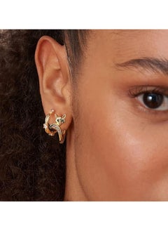 Mevecco Women Huggie Earrings Gold Hoop 14K Gold Filled Small Simple Handmade Hypoallergenic Everyday Jewelry  - Image 2