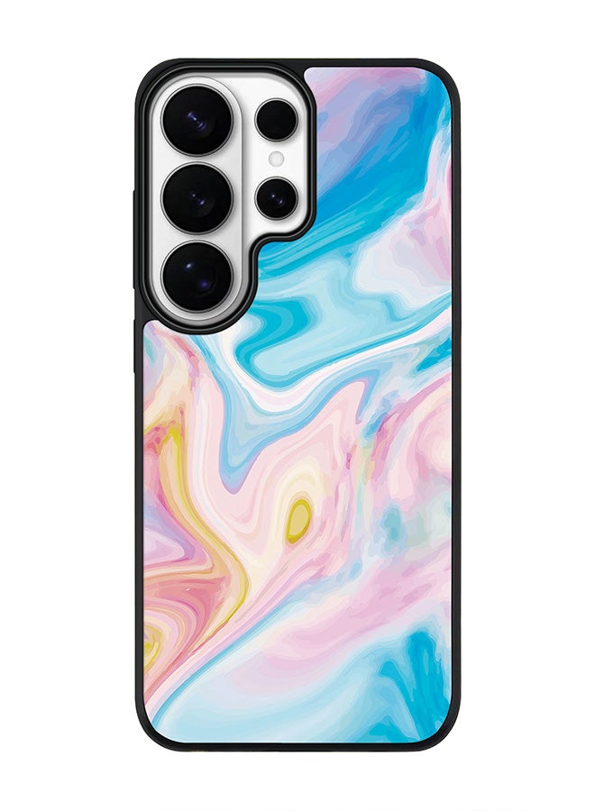 غطاء لهاتف سامسونج جالاكسي S26 ألترا، [متوافق مع MagSafe] غطاء مغناطيسي نحيف - طباعة رخامية زرقاء