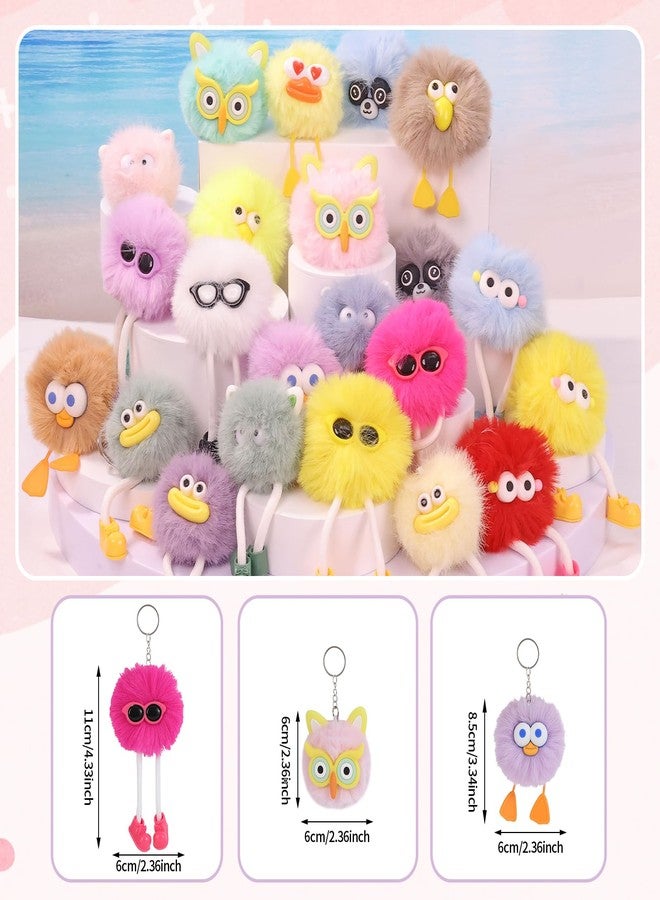 OMyFav 24 PCs Kids Keychains - Keychain Cute for Birthday Christmas Gifts for Grandkids Stocking Stuffers for Kids Goodie Bags Pinata Toys Classroom Prizes Elementary Carnival Prizes in Bulk Party Favors - Image 2