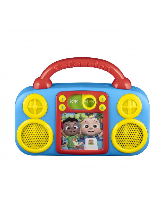 eKids Cocomelon Toy Music Player Includes Freeze Dance, Musical Toy for Toddlers with Built-in Nursery Rhymes for Fans of Cocomelon Toys and Gifts for Boys and Girls - Image 1