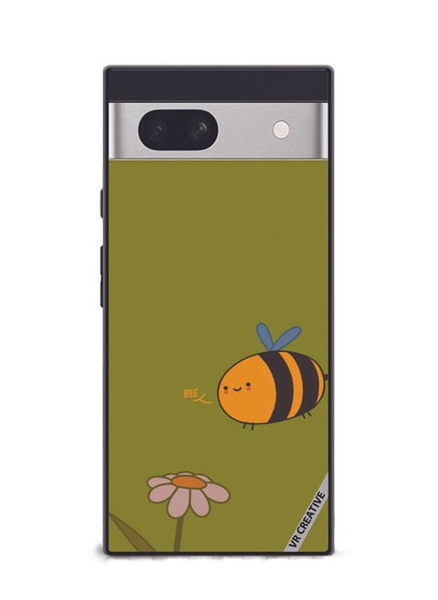 Protective Case Cover For Google Pixel 7a Bee Design Multicolour