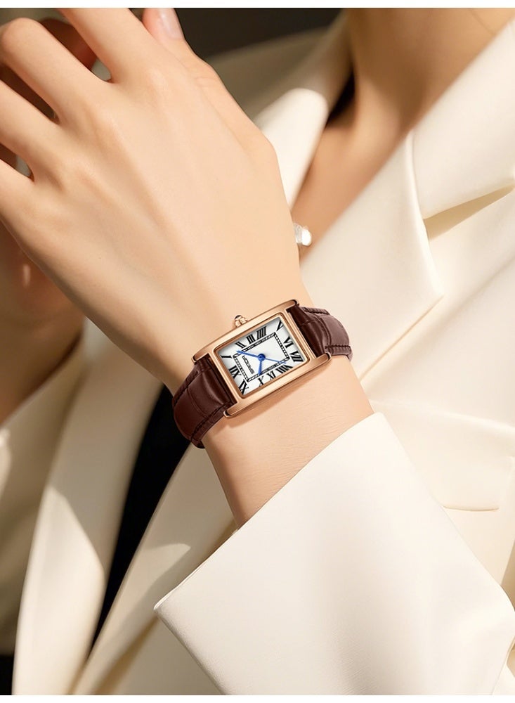 Sanda Watches For Women New 1150 Fashion Couple Watch Elegant Design Rectangular Dial Waterproof Quartz Movement Business Women's Watch - Image 3