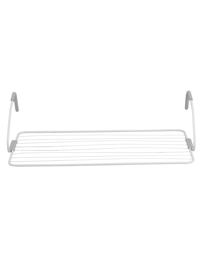 Sweet Home Sweet Home Metal Steel Folding Drying Rack Non Slip Dress Rack Small Folding Washing Line Clothes Dryer for Clothes Balcony Laundry Hanger Window Hanging Laundry Organiser - Image 2