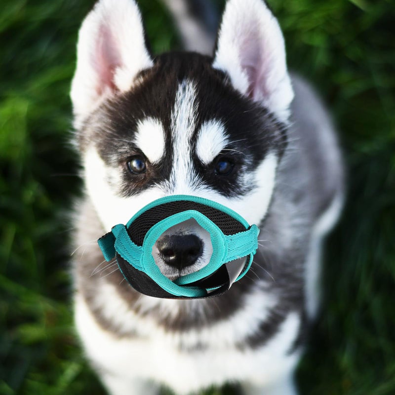Adjustable Dog Muzzle Anti Biting Soft Cotton Breathable Pet Mouth Guard Size Small - Image 4