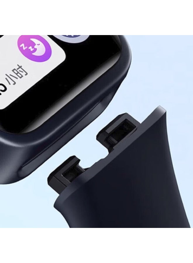 Chensong متوافق مع سوار Huawei Band/8/9/nfc، جيل ثامن نسخة Nfc سوار سيليكون، سوار Huawei Band 9، جيل تاسع نسخة قياسية سوار ساعة، سوار رياضي ذكي، أزرق - Image 3