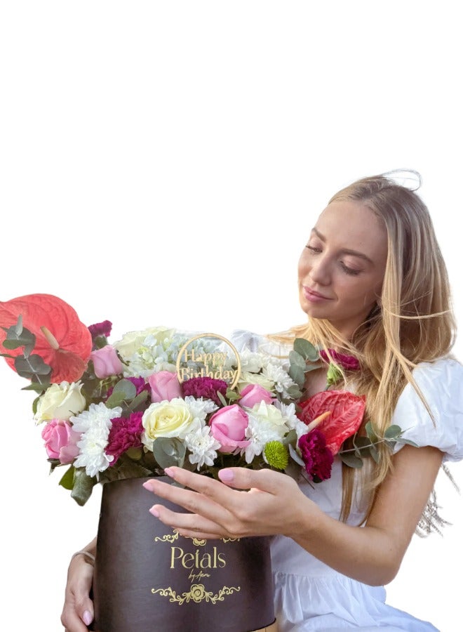 Pastle Love in Dubai-A valentine Basket