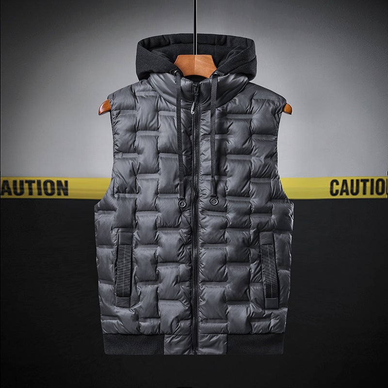 Men'S Jacket Down Cotton Vest Men'S And Women'S Winter Fat Vest Waterproof Vest Plus Size Jacket Men'S - Image 5
