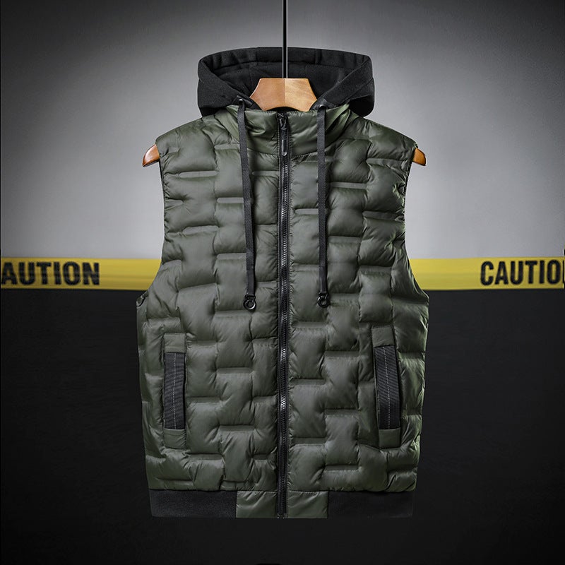 Men'S Jacket Down Cotton Vest Men'S And Women'S Winter Fat Vest Waterproof Vest Plus Size Jacket Men'S - Image 2