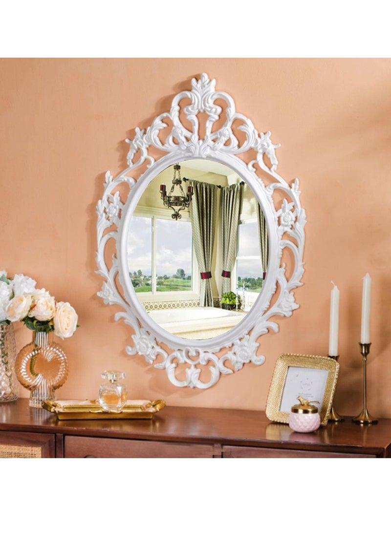 FFD Wall Mounted Makeup Mirror – Cosmetic Dressing Vanity Mirror for Bathroom, Living Room & Bedroom" - Image 1