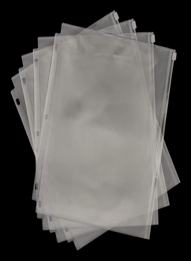 YoeeJob 30 Packs Binder Pockets for 3 Ring, 3 Hole Plastic Clear Zipper Binder Inserts Bulk for Office, School to Organize Files(Letter Size) - Image 4