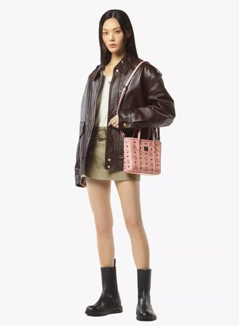 MCM TONI Mini handbag Diagonal tote bag（Pink） - Image 2