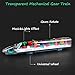 Miracland 3D Gear Train Toy Lightup Transparent Gear Train with Lights and Music for Kids Educational STEM Toy for Toddlers and Preschoolers - Image 4