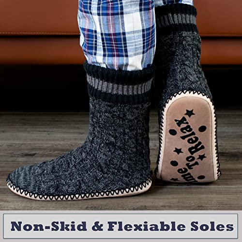 Cozylook Mens Slippers Indoor Soft Sole Warm Fleece Lined Slipper Socks for Men Size 10-11 - Image 5