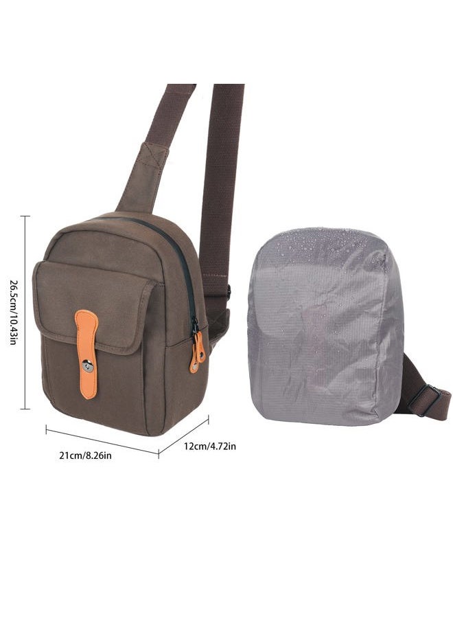 Besnfoto - Camera Bag Small DSLR Sling Bag for Photographer Waterproof Camera Crossbody Bag Purse Compact for Street Photography Compatible with Canon, Sony, Nikon - Image 1
