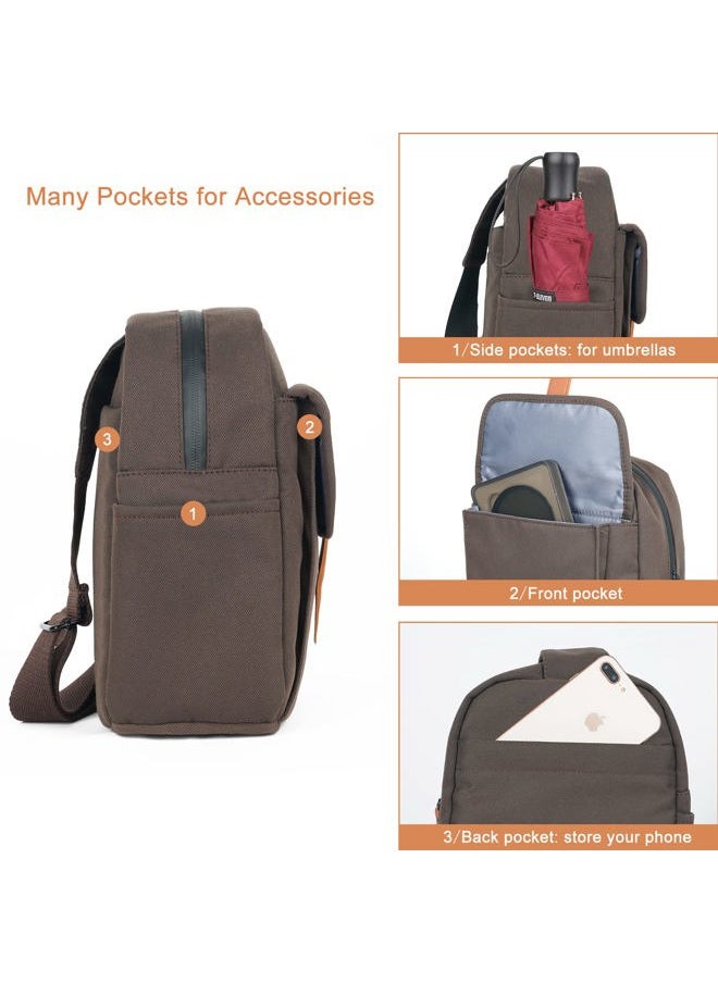 Besnfoto - Camera Bag Small DSLR Sling Bag for Photographer Waterproof Camera Crossbody Bag Purse Compact for Street Photography Compatible with Canon, Sony, Nikon - Image 1