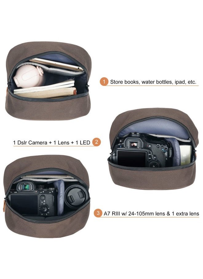 Besnfoto - Camera Bag Small DSLR Sling Bag for Photographer Waterproof Camera Crossbody Bag Purse Compact for Street Photography Compatible with Canon, Sony, Nikon - Image 1