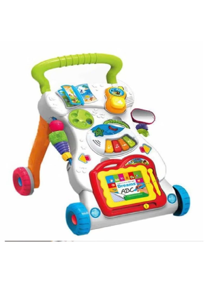 Baby Walker With Toys, Music, Light And Adjustable Speed - Image 2