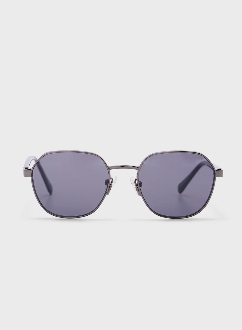 GUESS Uv Protected Round Sunglasses