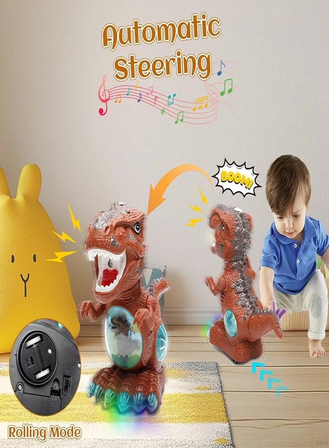 Osowake Dinosaur Toys for Toddlers 1-3, Roaring Light Up Dino Toys for 1 2 3 Year Old Boy Girl, Moving Electric Baby Toy with Mist Spray, Educational Toddler Boy Toy Ages 2-4, Birthday Gifts - Image 5
