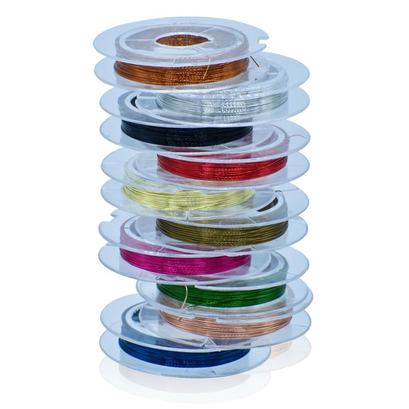 Multicolor Beading Wire 10 x rolls of copper wire Diameter 9m  - Image 2