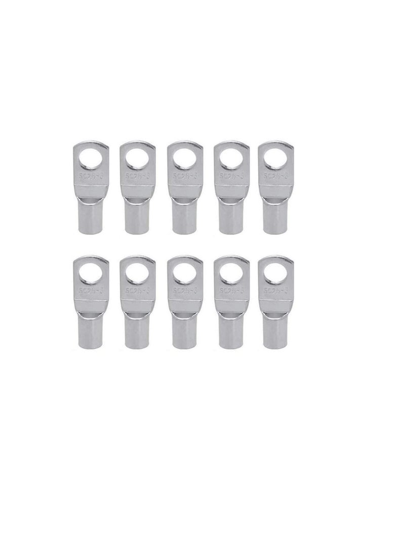 Copper Cable Lugs 10Pcs Set-Wire Terminals, Connector Cable lugs Ring Battery SC Terminals, for Marine, Solar, Automotive, Electric, Home Applications etc (Hole Size 12mm, Cable Size 120mm)  - Image 2